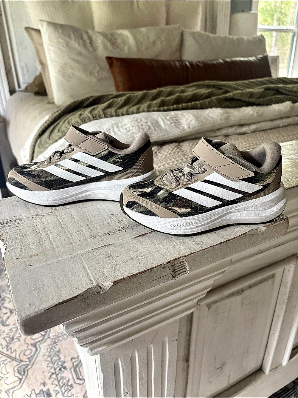 adidas Racer TR23 Camo Kids Running Shoes Sneakers US 12K